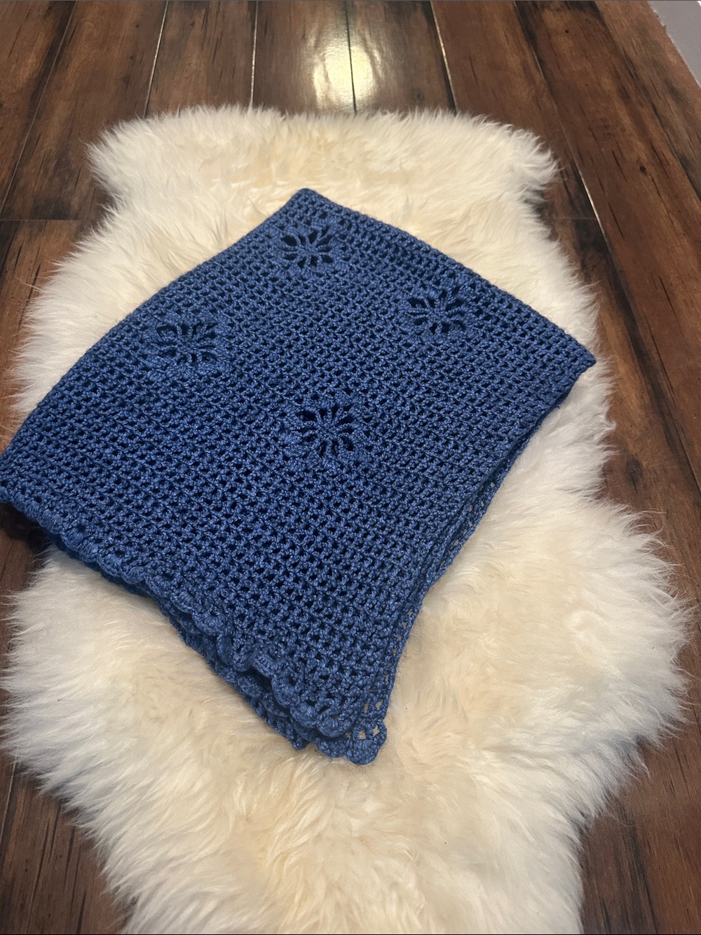 Handmade crochet wrap